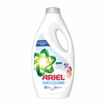 Гель для стирки ARIEL Sensitive Skin Clean & Fresh для чувствительной кожи, 39 стирок, 1.95 л Гель для стирки ARIEL Sensitive Skin Clean & Fresh для чувствительной кожи, 39 стирок, 1.95 л