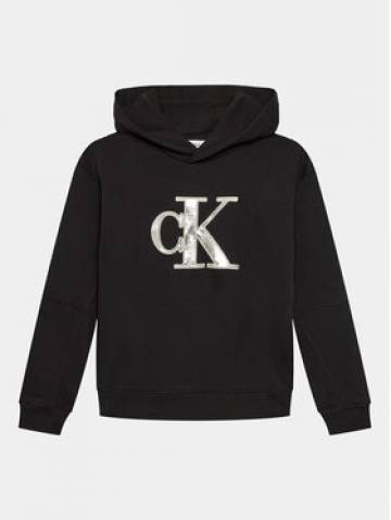 Calvin Klein Jeans Світшот Metallic Monogram IG0IG02298 Чорний Regular Fit Calvin Klein Jeans Світшот Metallic Monogram IG0IG02298 Чорний Regular Fit