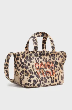 Женская бежевая сумка с узором Бежевый ONESIZE Bimba Y Lola 261BBK912.10100