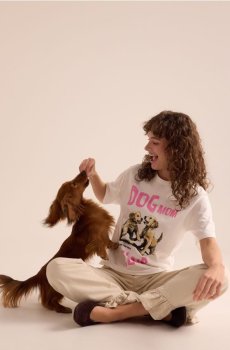 Reserved - Футболка з принтом - кремовий - 456KL-01X