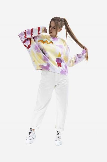 Джинсы MCQ женские высокая посадка 648435RRR209001-CREAM Джинсы MCQ женские высокая посадка 648435RRR209001-CREAM