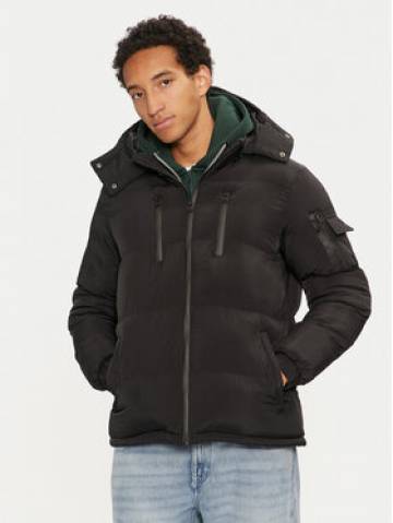 Brave Soul Пуховик MJK-BROCKHALLCRI Чорний Regular Fit Brave Soul Пуховик MJK-BROCKHALLCRI Чорний Regular Fit
