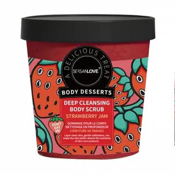 Скраб для тела Sersanlove Body Desserts Deep Cleansing Body Scrub Strawberry Jam, 260 г Скраб для тела Sersanlove Body Desserts Deep Cleansing Body Scrub Strawberry Jam, 260 г