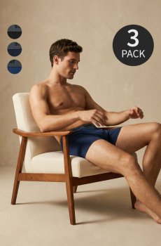 Бавовняні боксерки 3 штуки - різнобарвний