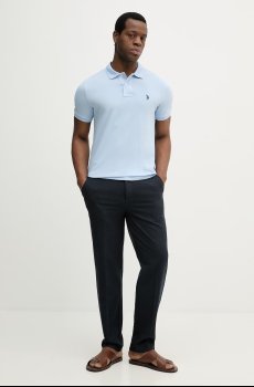 Хлопковое поло U.S. Polo Assn. DHM PIQUE