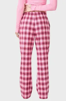 Женские розовые брюки в клетку LUANNA Розовый L Etam 6556042