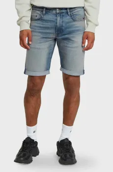 Мужские голубые джинсовые шорты Mosa Голубой 30 G-Star RAW D24430,D936