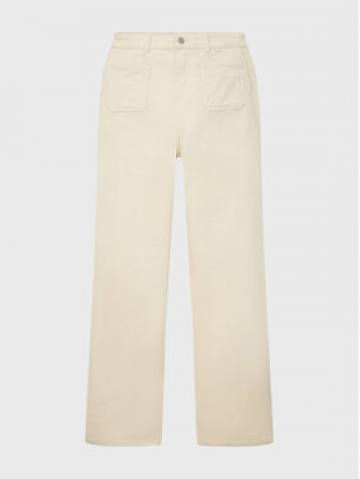 Tom Tailor Штани з тканини 1034451 Écru Regular Fit Tom Tailor Штани з тканини 1034451 Écru Regular Fit