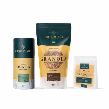 Набір граноли Multi Nuts’ Trio, Pistachio & Mint & Almond, 1750 г Gregory Mill Набір граноли Multi Nuts’ Trio, Pistachio & Mint & Almond, 1750 г Gregory Mill