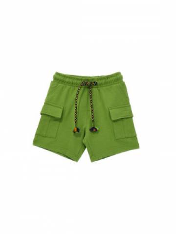 Original Marines Шорти з тканини DDP0372NM Зелений Regular Fit Original Marines Шорти з тканини DDP0372NM Зелений Regular Fit