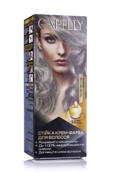 Уценка! Стойкая крем-краска для волос artCAPELLY с маслом жожоба, 9.1 Пепельный блонд, 110 мл