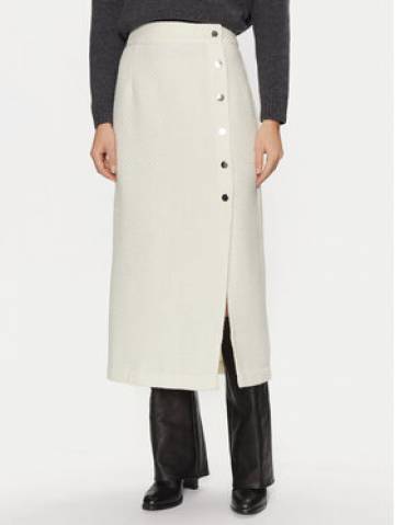 Karen by Simonsen Спідниця-міді Pepper 10105053 Écru Regular Fit Karen by Simonsen Спідниця-міді Pepper 10105053 Écru Regular Fit