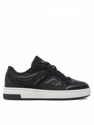 Calvin Klein Jeans Снікерcи Basket Cupsole Low Mix In Mtl YW0YW01462 Чорний Calvin Klein Jeans Снікерcи Basket Cupsole Low Mix In Mtl YW0YW01462 Чорний