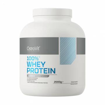 Протеин OstroVit 100% Whey Protein со вкусом арахисового масла, в порошке, 2 кг