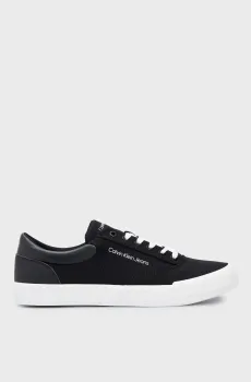 Мужские черные кеды SKATER VULC LOW LACEUP MIX IN DC Черный 44 Calvin Klein YM0YM00903
