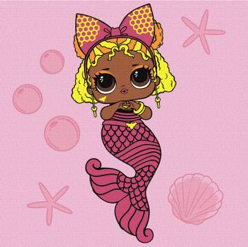 Картина за номерами Ідейка Lol Surprise Mermaids Queen Bee 40х40 см (KHO6265) Картина за номерами Ідейка Lol Surprise Mermaids Queen Bee 40х40 см (KHO6265)
