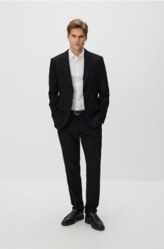 Reserved - Блейзер приталеного крою - чорний - 8421H-99X