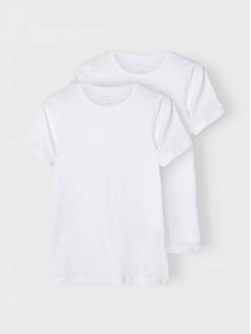 NAME IT Набір з 2 футболок 13209164 Білий Slim Fit NAME IT Набір з 2 футболок 13209164 Білий Slim Fit