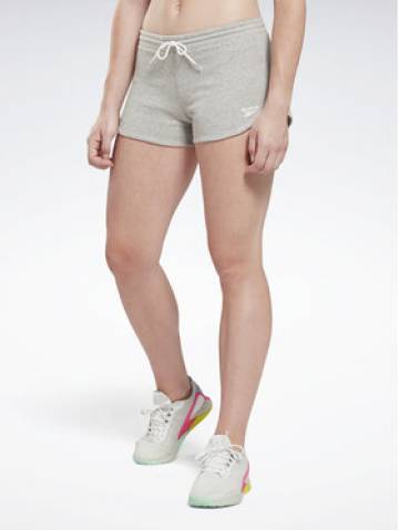 Reebok Спортивні шорти Identity French Terry Shorts H54766 Сірий Slim Fit Reebok Спортивні шорти Identity French Terry Shorts H54766 Сірий Slim Fit
