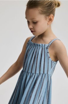 Reserved - GIRLS` DRESS - блідо-блакитний - 458IB-05X