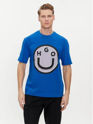 Hugo Футболка Nimper 50513189 Голубий Regular Fit Hugo Футболка Nimper 50513189 Голубий Regular Fit