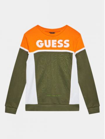Guess Світшот L3BQ02 KAX73 Хакі Regular Fit Guess Світшот L3BQ02 KAX73 Хакі Regular Fit