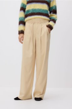 Reserved - Штани з ременем - світло-жовтий - 256IW-10X