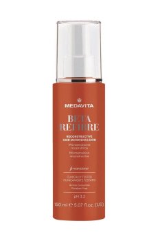 Восстановительная микроэмульсия Medavita Beta-Refibre Reconstructive Hair Microemulsion для поврежденных волос, 150 мл