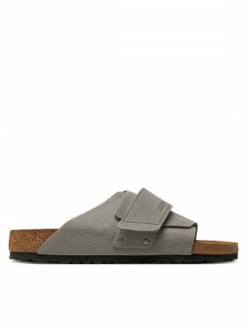 Birkenstock Шльопанці Kyoto Lenb 1024502 Сірий Birkenstock Шльопанці Kyoto Lenb 1024502 Сірий