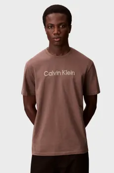 Мужская коричневая футболка 30S EU WHOLESALE Коричневый S Calvin Klein LV04LF809G