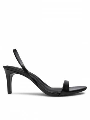 Calvin Klein Босоніжки Heel DOrsay Sandal 70 - Brush L HW0HW02265 Чорний Calvin Klein Босоніжки Heel DOrsay Sandal 70 - Brush L HW0HW02265 Чорний