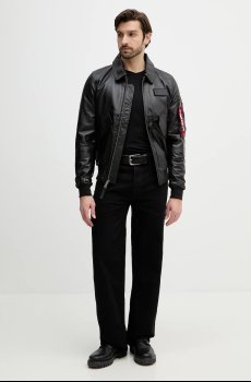 Кожаная куртка Alpha Industries CWU-45/P Leather