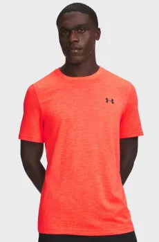 Мужская оранжевая футболка UA Vanish Elite Seamless SS Оранжевый S Under Armour 6010591-690