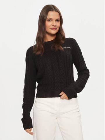Guess Jeans Светр W4BR13 Z3HN2 Чорний Regular Fit Guess Jeans Светр W4BR13 Z3HN2 Чорний Regular Fit