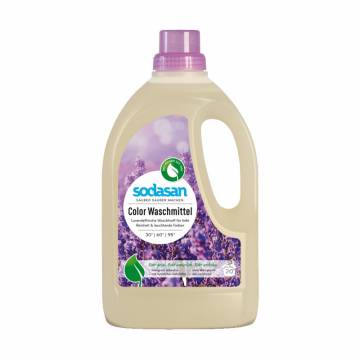 Жидкое средство для стирки Sodasan Color Lavender для цветных и черных вещей, 20 стирок, 1.5 л Жидкое средство для стирки Sodasan Color Lavender для цветных и черных вещей, 20 стирок, 1.5 л