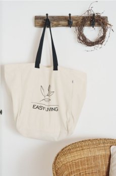 Сумка-шопер - кремовий