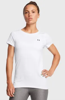 Женская белая футболка Tech Mesh SS Белый XS Under Armour 1328964-102