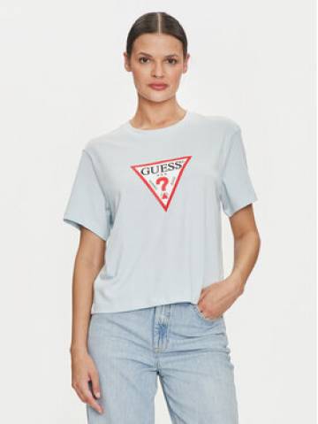 Guess Jeans Футболка W4YI73 K8HM0 Голубий Regular Fit Guess Jeans Футболка W4YI73 K8HM0 Голубий Regular Fit