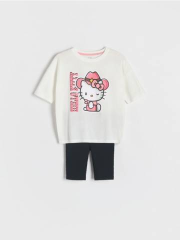 Reserved - GIRLS` PYJAMA - чорний - 887ED-99X Reserved - GIRLS` PYJAMA - чорний - 887ED-99X