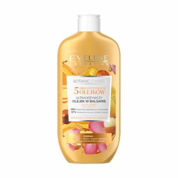 Масло-бальзам для тела Eveline Cosmetics Botanic Expert 5 драгоценных масел, ультра-питательное, 350 мл Масло-бальзам для тела Eveline Cosmetics Botanic Expert 5 драгоценных масел, ультра-питательное, 350 мл
