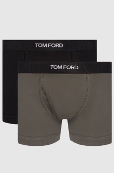 Набор трусов-боксеров с контрастным узором логотипа