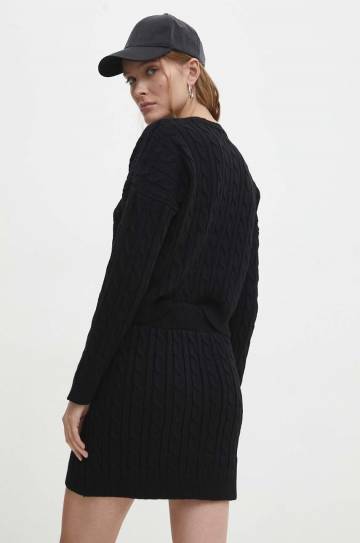 Комплект: свитер и юбка Answear Lab цвет чёрный Комплект: свитер и юбка Answear Lab цвет чёрный