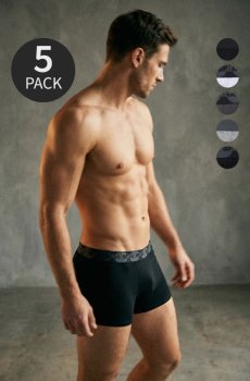 Бавовняні боксерки, набір з 5 штук - різнобарвний