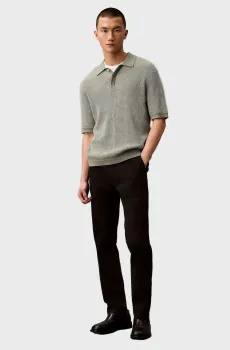 Мужские черные чиносы SLIM Черный 38-32 Calvin Klein LV040EM633