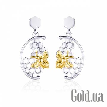 Серьги с подвесками Silvex925 Серьги с подвесками Silvex925
