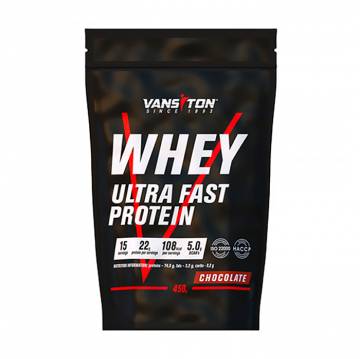 Протеин Vansiton Ultra Fast Protein в порошке, со вкусом шоколада, 450 г Протеин Vansiton Ultra Fast Protein в порошке, со вкусом шоколада, 450 г