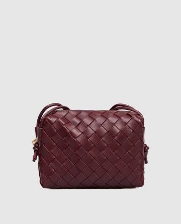 Бордовая кожаная сумка Loop Бордовая кожаная сумка Loop