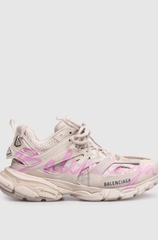 Бежевые кроссовки Track Signature