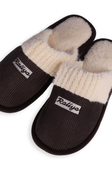 Женские домашние тапочки 2Step закрытые, коричневые, размер 36-37 (WWSL2023-30-Gr)