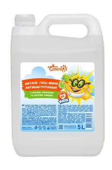 Детское крем-мыло Ясне Сонечко Антибактериальное, с чередой, календулой и цветками ромашки, 5 л